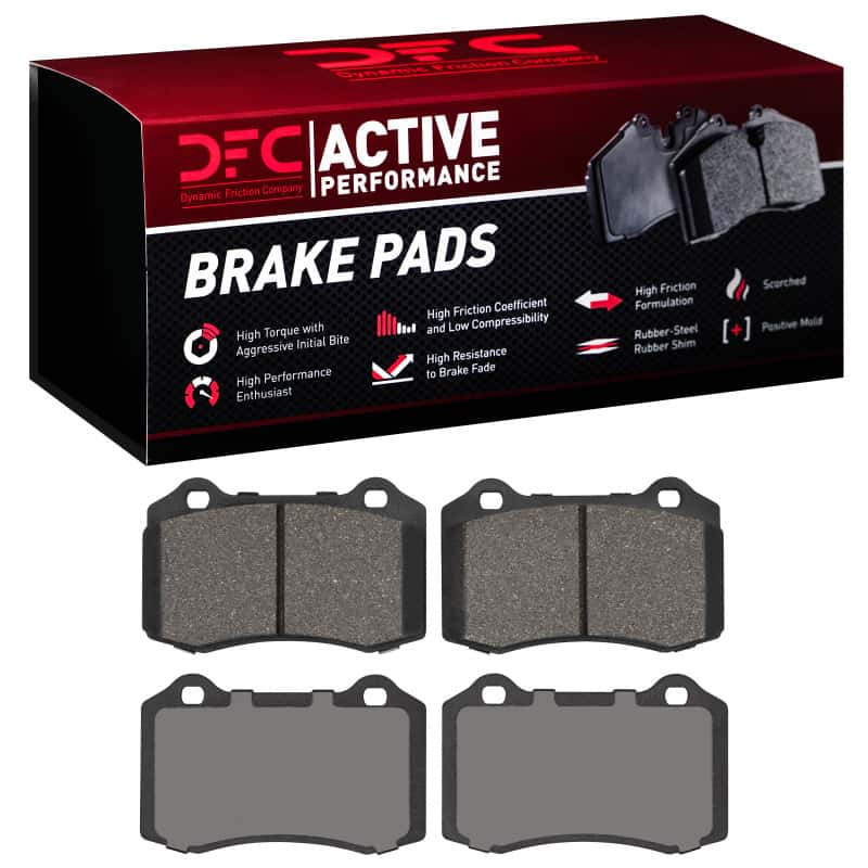 DFC — DFC 92-06 Dodge Viper Front/Rear Active Performance Pads - Low Metallic
DFC Brake Pad Set - view 4