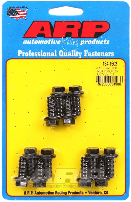 ARP — ARP LS1/LS2 Hex Rear Motor Cover Bolt Kit - view 1