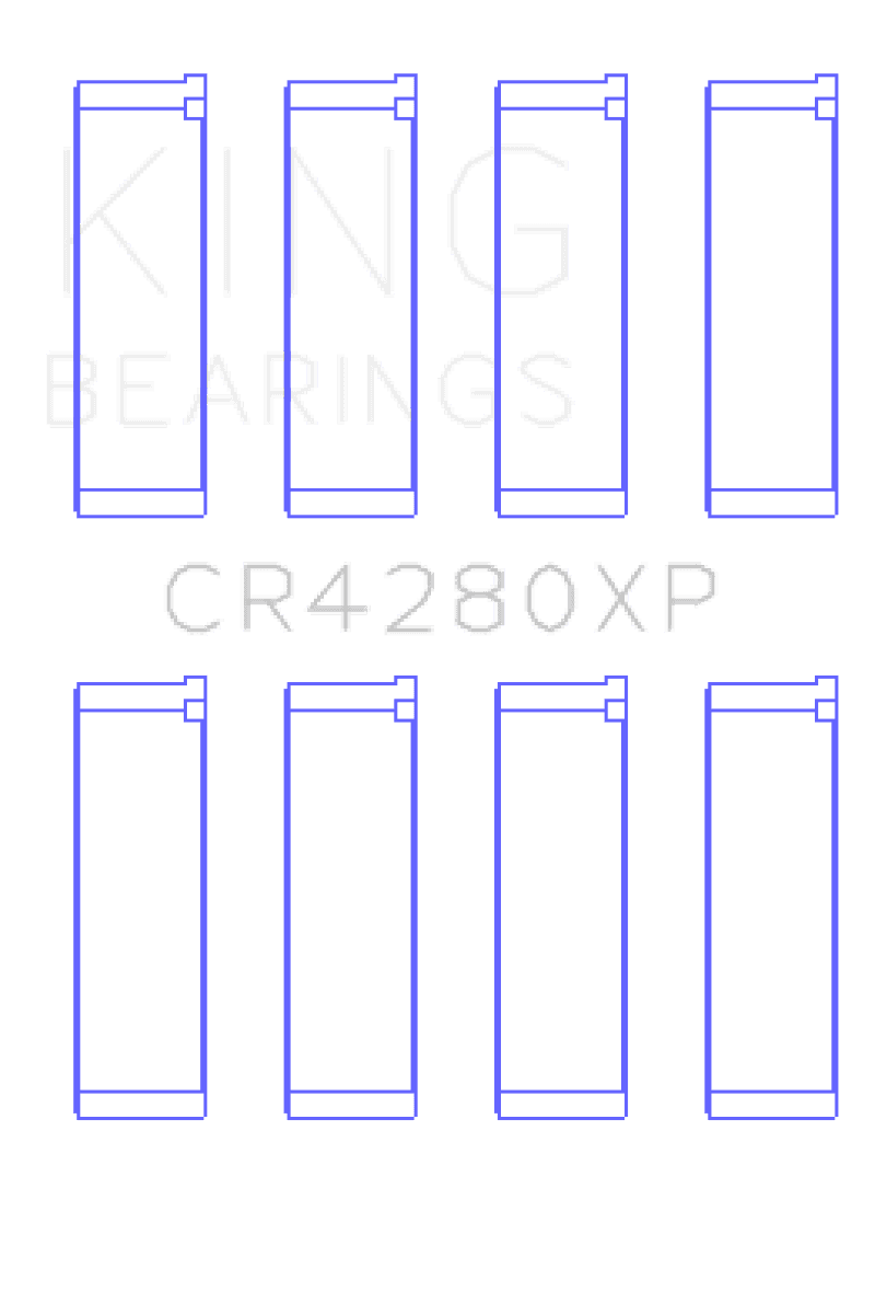 King Engine Bearings — King Engine Bearings Subaru WRX/STi EJ20/EJ22/EJ25 48mm Rod (Size +0.5) Performance Rod Bearing Set
Engine Bearing - view 2