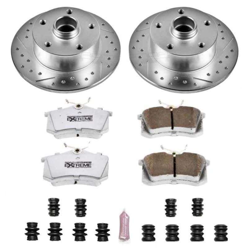 PowerStop — Power Stop 97-01 Audi A4 Rear Z26 Street Warrior Brake Kit - view 1