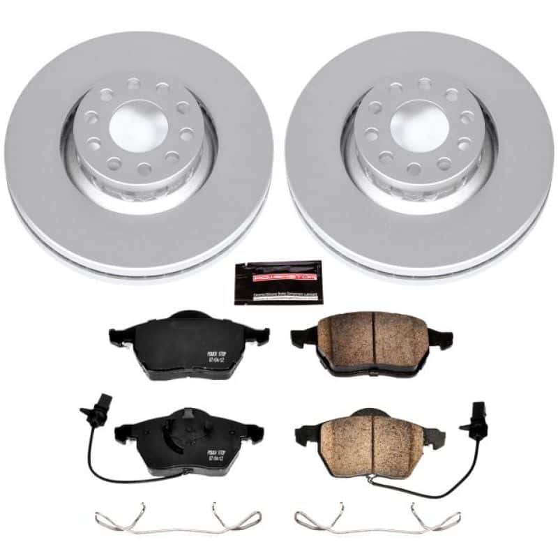 PowerStop — Power Stop 02-05 Audi A4 Front Z23 Evolution Sport Coated Brake Kit - view 1