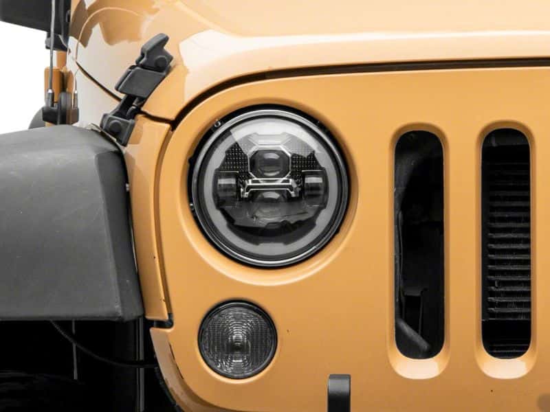 Raxiom — Raxiom 07-18 Jeep Wrangler JK Axial 7-In LED Headlights w/ DRL Turn Signals- Blk Housing (Clear)
Headlights - view 10