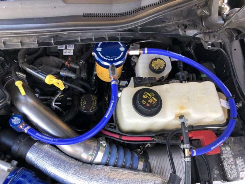 Sinister Diesel — Sinister Diesel 2017+ Ford Powerstroke 6.7L (Engine Mount) Coolant Filtration System
Coolant Filter Kit - view 4
