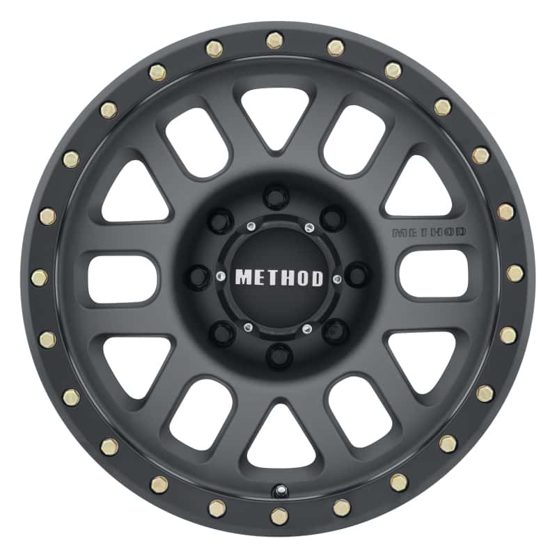 Method Wheels — Method MR309 Grid 18x9 +18mm Offset 8x6.5 130.81mm CB Titanium/Black Street Loc Wheel - view 2