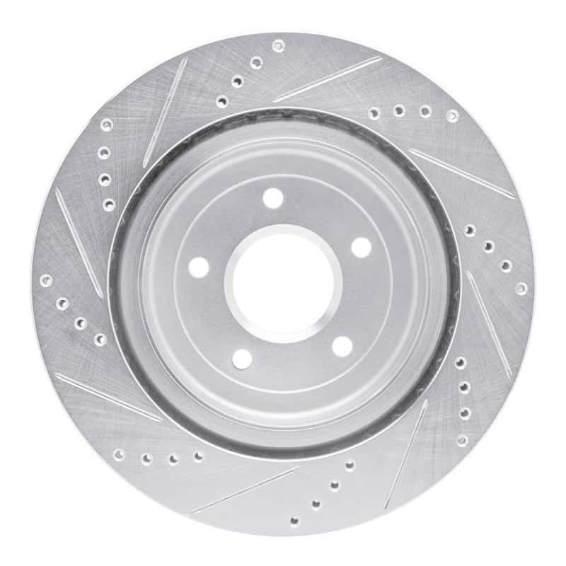 R1 Concepts — R1 2006-2013 Chevrolet Corvette Rear Right Drilled & Slotted Silver Brake Rotor
R1 Brake Rotor Drill - view 5
