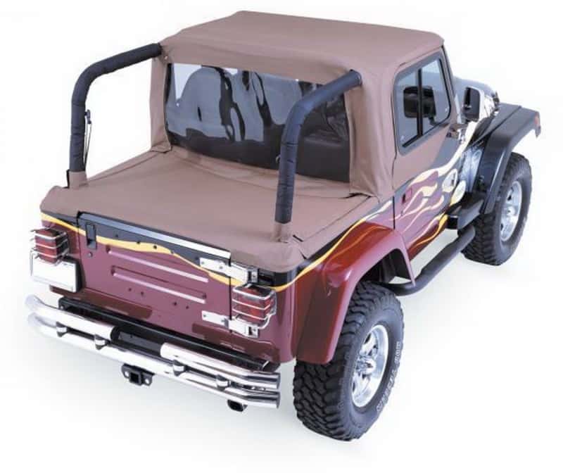 Rampage — Rampage 1992-1995 Jeep Wrangler(YJ) Cab Soft Top And Tonneau Cover - Spice Denim
Top-Soft - view 1