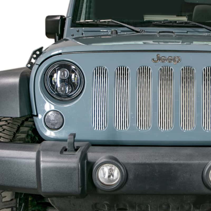 DV8 Offroad — DV8 Offroad 2007-2018 Jeep JK Polished Grille Inserts - view 11
