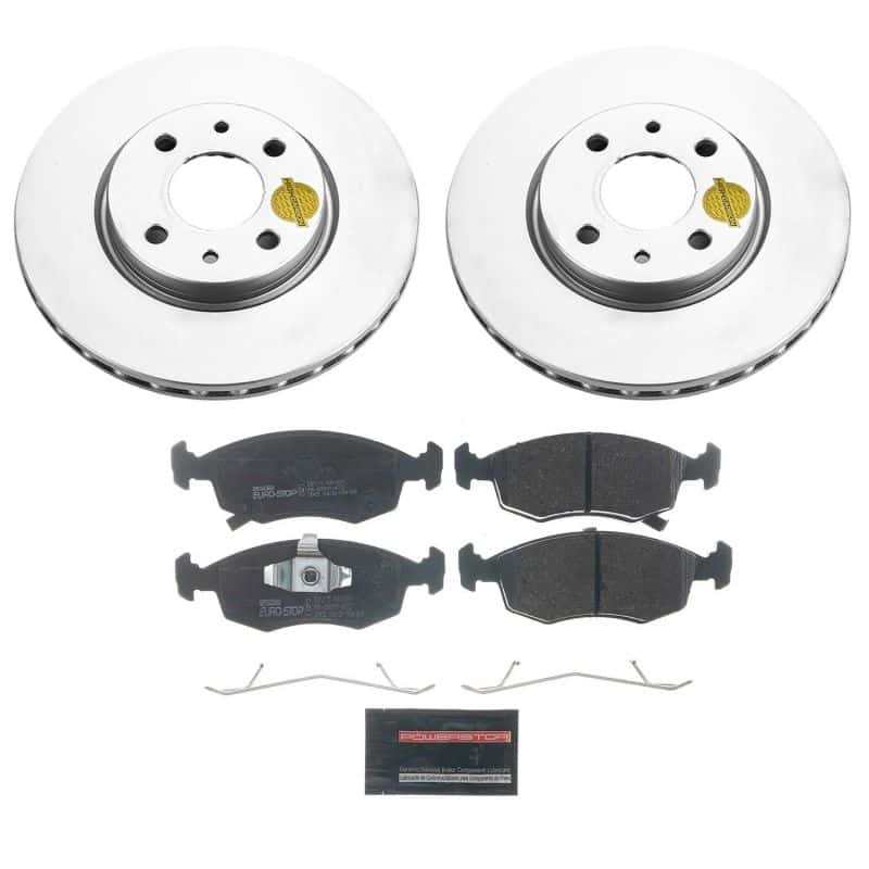 PowerStop — Power Stop 12-18 Fiat 500 Front Euro-Stop Brake Kit - view 1