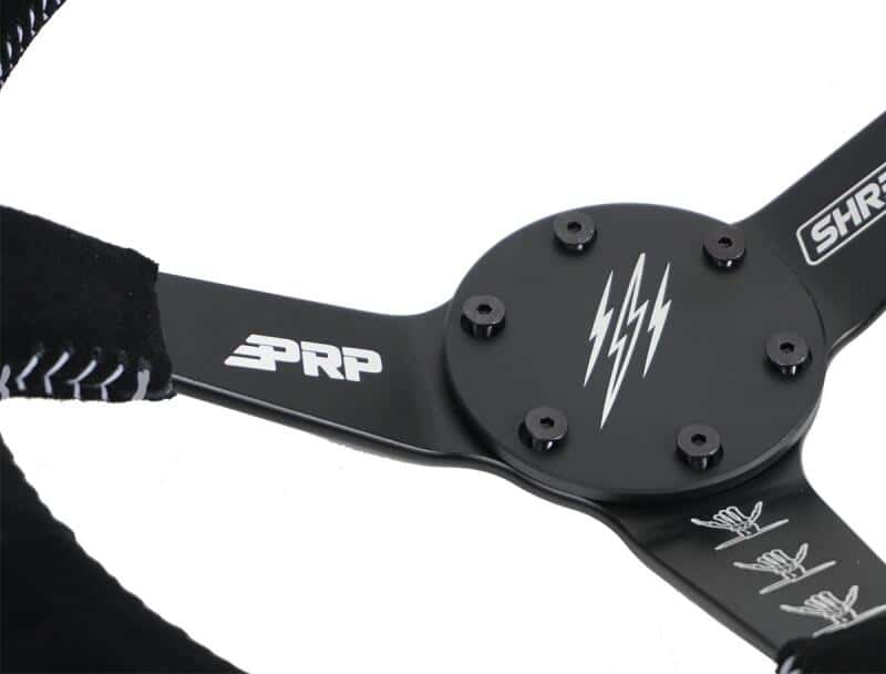PRP Seats — PRP Comp-R Leather Steering Wheel - Black - view 5
