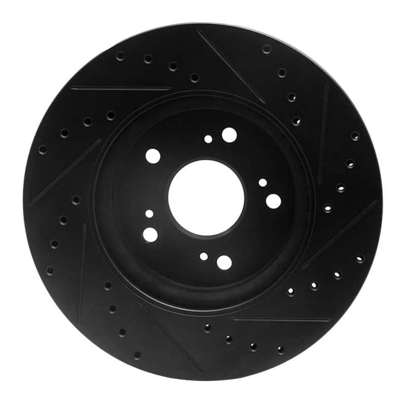R1 Concepts — R1 07-16 Acura RDX Front Left Drilled & Slotted Black Brake Rotor
R1 Brake Rotor Drill - view 5