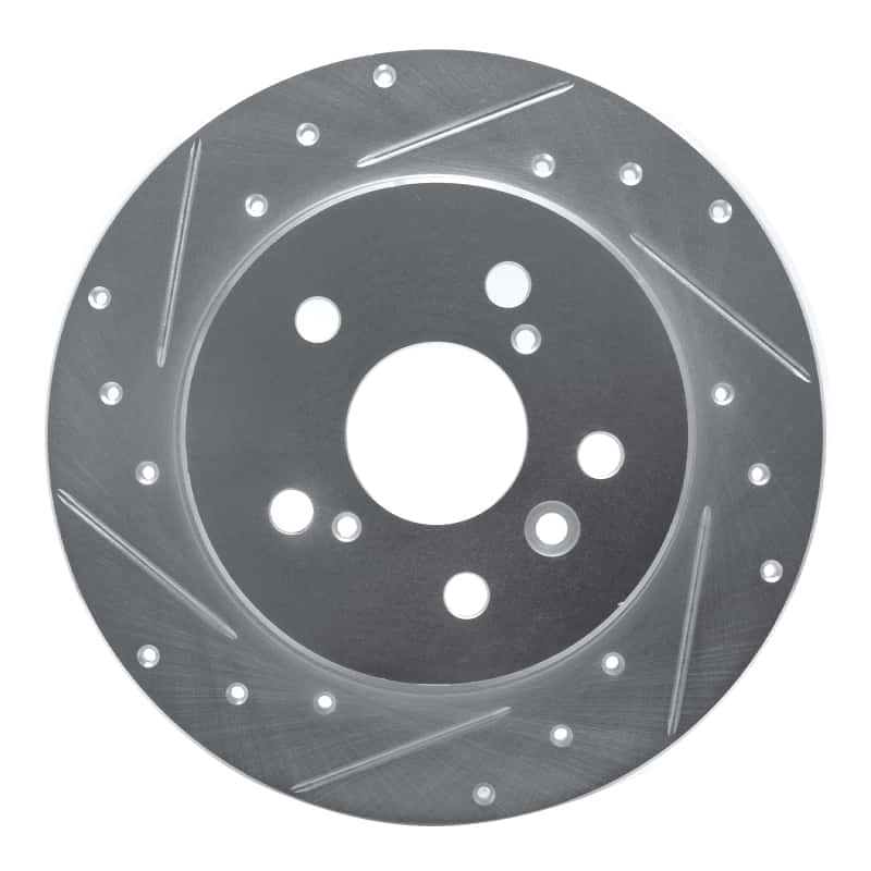 R1 Concepts — R1 00-04 Toyota Avalon Rear Left Drilled & Slotted Silver Brake Rotor
R1 Brake Rotor Drill - view 1