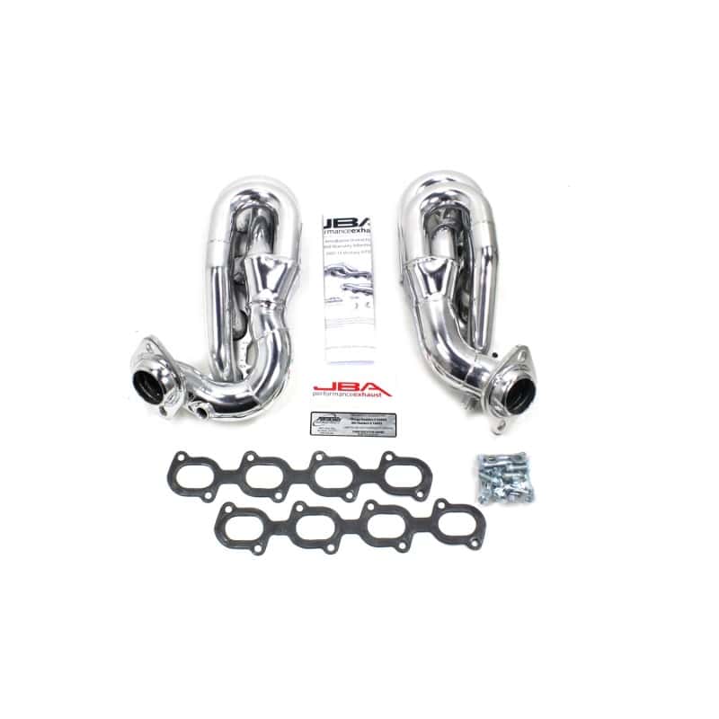 JBA — JBA 07-14 Ford GT500 5.4/5.8L 4V 1-5/8in Primary Silver Ctd Cat4Ward Header
Exhaust Header - view 2