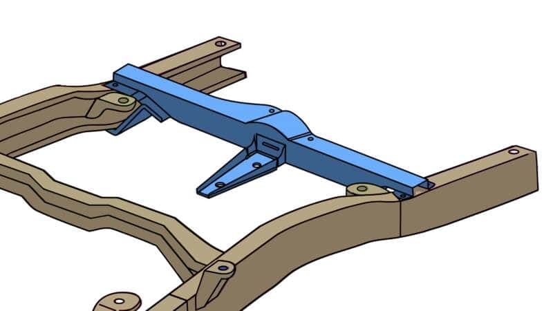 RustBuster — Rustbuster Spare Tire Crossmember - view 4