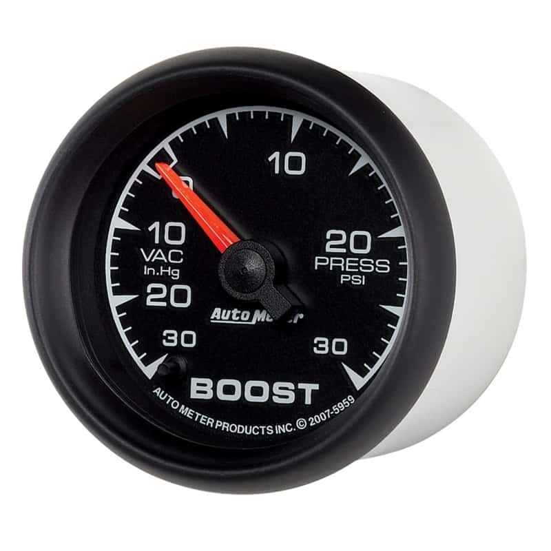 AutoMeter — Autometer ES 52mm Full Sweep Electronic 30 In Hg-Vac/30 PSI Vacuum/Boost Gauge
GA 2" BST 30PSI S ES - view 5