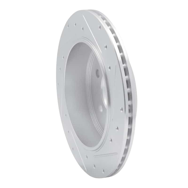 R1 Concepts — R1 10-11 Ford Ranger (USA/Canada) Rear Left Drilled & Slotted Silver Brake Rotor
R1 Brake Rotor Drill - view 4