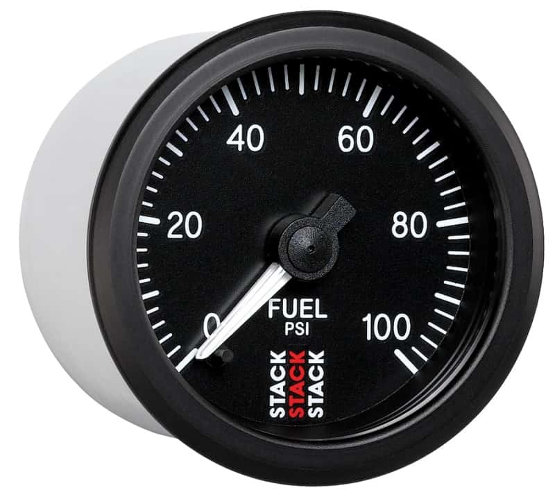 AutoMeter — Autometer Stack 52mm 0-100 PSI 1/8in NPTF Male Pro Stepper Motor Fuel Pressure Gauge - Black
Ga FP Stpr Bk 100psi - view 5