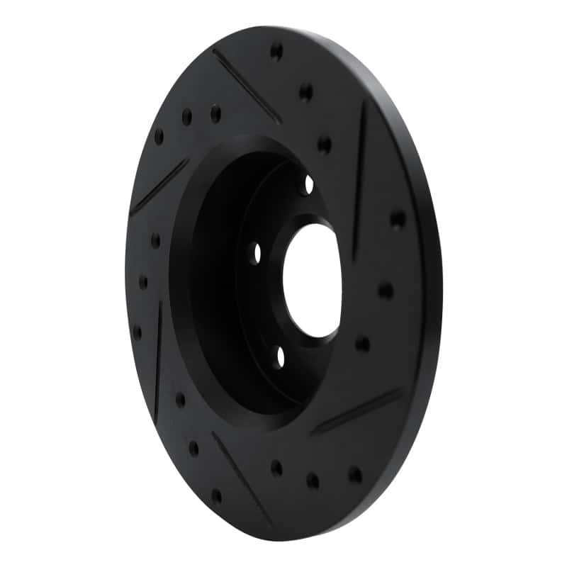 R1 Concepts — R1 84-87 Pontiac Fiero Rear Left Drilled & Slotted Black Brake Rotor
R1 Brake Rotor Drill - view 4