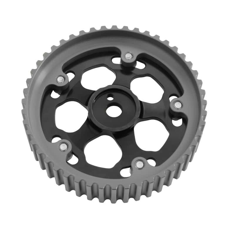 AEM — AEM Evo 8 & IX Black Tru-Time Cam Gear
Adjustable Cam Gear
Tru-Time Cam Gear - view 4
