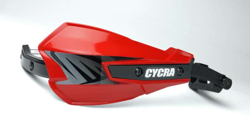 Cycra — Cycra Vortex Hand Guard/w Universal U-Clamps - GG Red - view 1