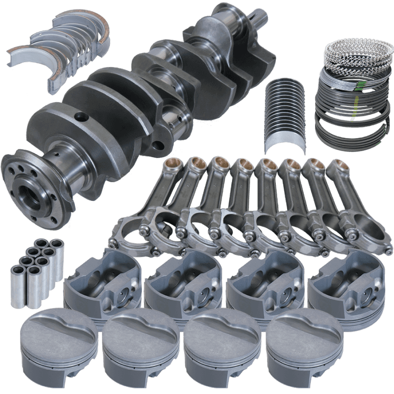 Eagle — Eagle Pontiac 455 4.250in Crank 6.800in I-Beam Rods -6cc Flat Top 4.185in Pistons Balanced Assembly
Bal Str & Strip Assy - view 1