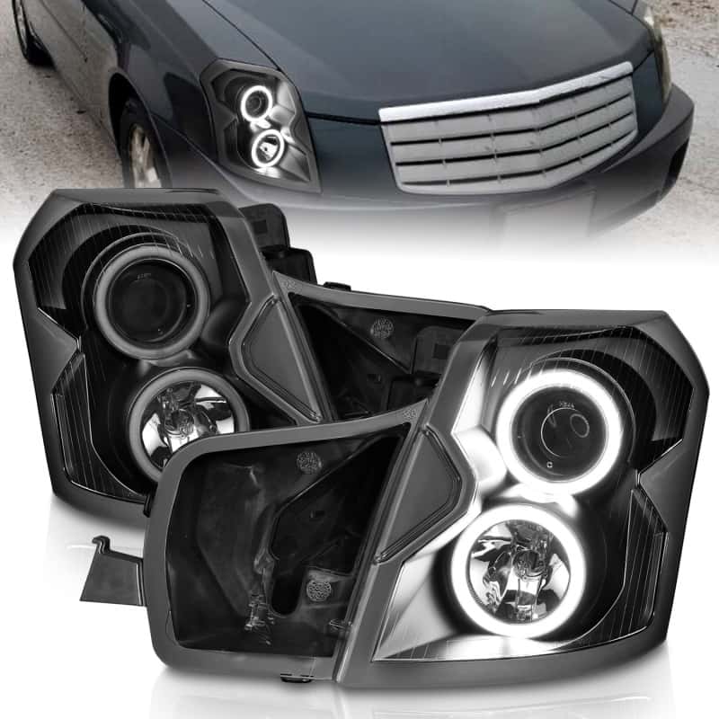 ANZO — ANZO 2003-2007 Cadillac CTS Projector Headlights w/ Halo Black (CCFL)
Head Light Set
HdLtSet - view 1