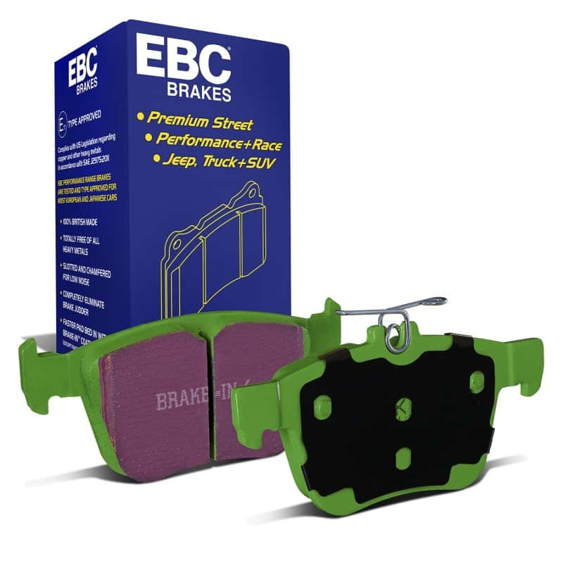 EBC — EBC 14+ Audi A3 1.8 Turbo (w/Electronic Parking Brake) Greenstuff Rear Brake Pads
EBC 14+ Audi A3 1.8 Turbo Greenstuff Rear Brake Pads
Disc Brake Pad - view 1