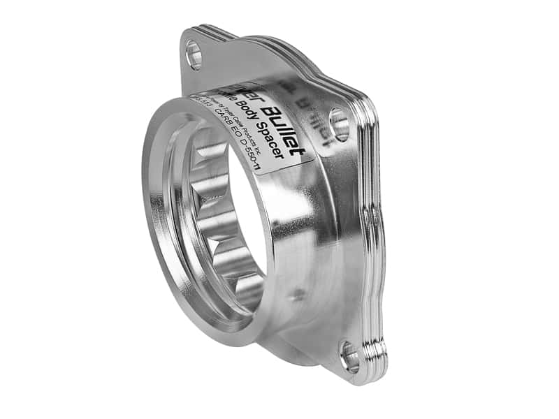 aFe — aFe Silver Bullet Throttle Body Spacers TBS BMW 325i (E46) 01-06 L6-2.5L
Throttle Body Spacer
TBdySpacer - view 5