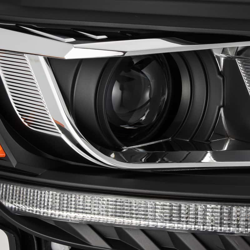 AlphaRex — AlphaRex 2019+ Ford Ranger PRO-Series Proj Headlights Plank Style Black w/Seq Signal/DRL
Projector Headlights - view 5