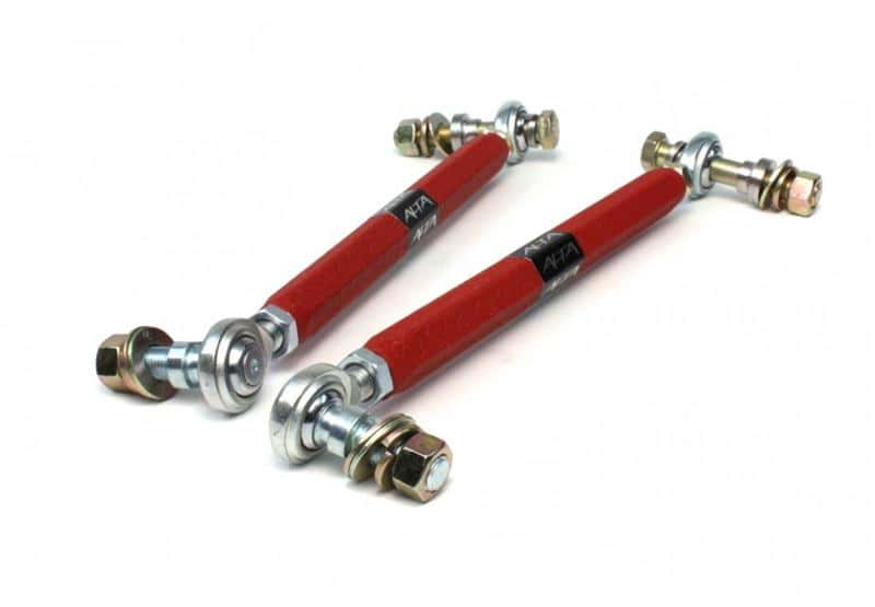 Alta — ALTA 02-12 Mini Cooper/S/JCW (Incl. 05-12 Convertible) & 09-12 Clubman Front Endlinks Adj Pair - Red - view 1