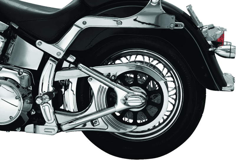 Kuryakyn — Kuryakyn Boomerang Frame Covers 08-17 Softails Chrome - view 2