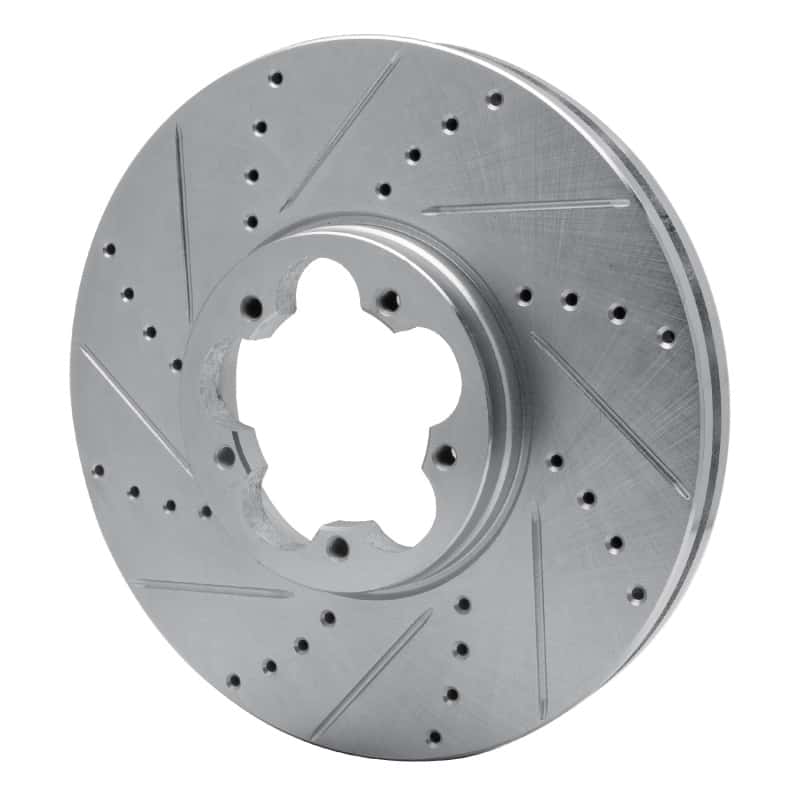 R1 Concepts — R1 14-19 Ford Transit (Mexico) Front Left Drilled & Slotted Silver Brake Rotor
R1 Brake Rotor Drill - view 2