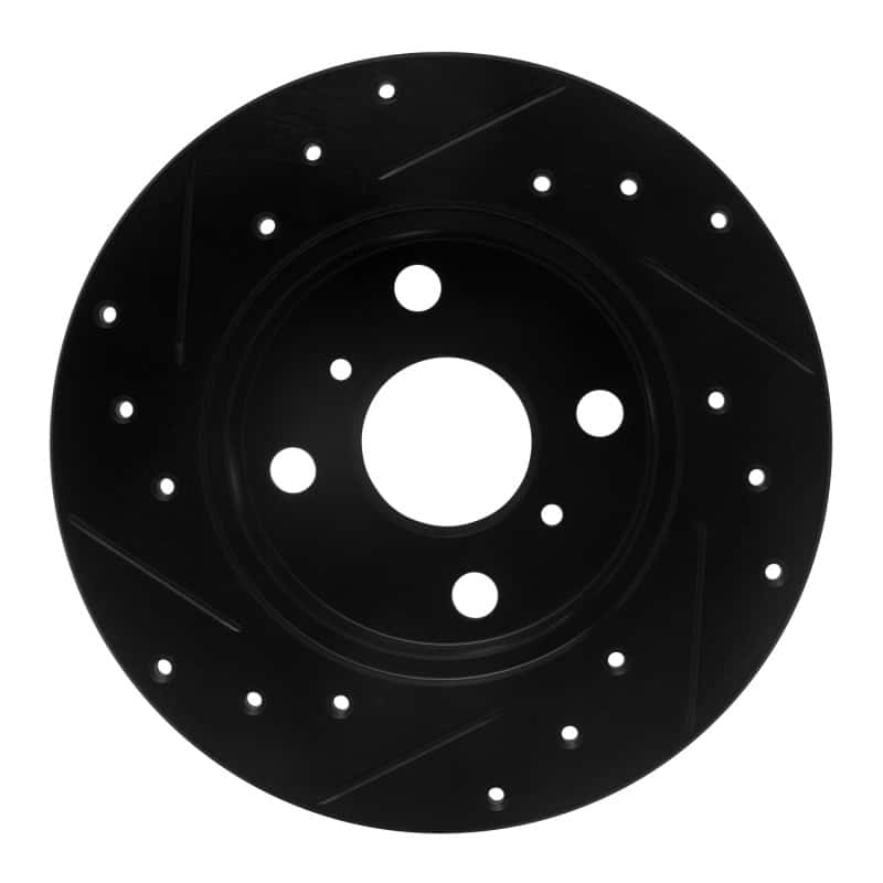 R1 Concepts — R1 85-86 Toyota MR2 Rear Right Drilled & Slotted Black Brake Rotor
R1 Brake Rotor Drill - view 5