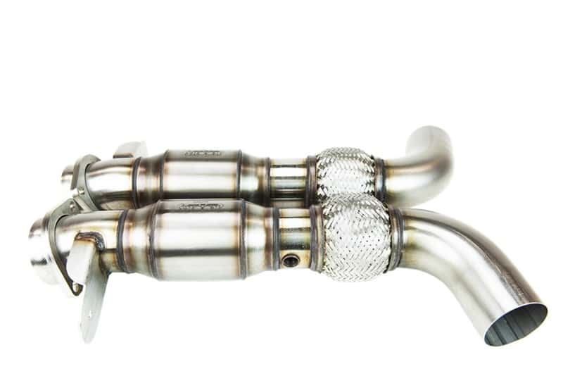 Kooks Headers — Kooks 2015+ Ford Mustang GT350 5.2L 3in x 2-3/4in Green Cat SS X-Pipe Kooks HDR Req
3in. x 2-3/4in. X-Pi
3" x 2-3/4" X-Pipe - view 6
