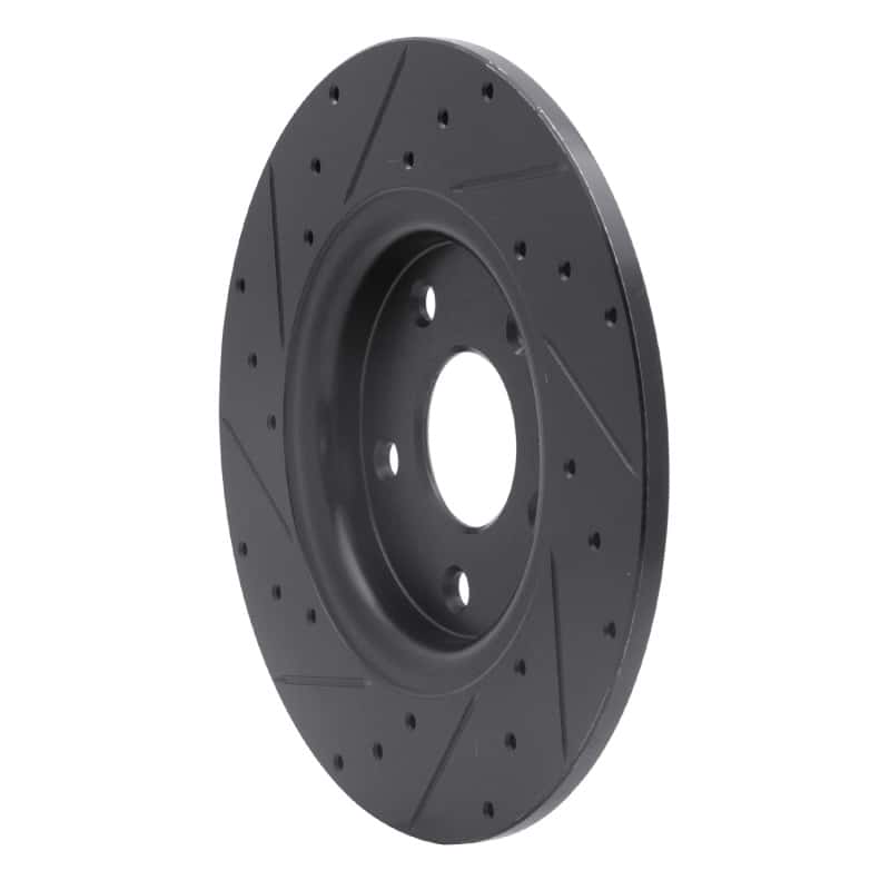 R1 Concepts — R1 12-20 Chrysler Town & Country Rear Right Drilled & Slotted Black Brake Rotor
R1 Brake Rotor Drill - view 4