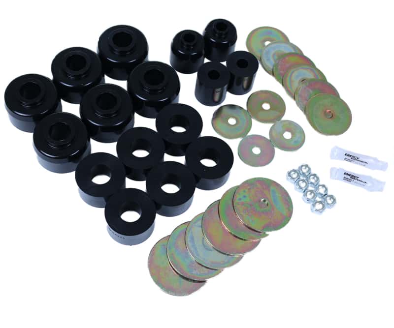 Energy Suspension — Energy Suspension 03-09 Toyota 4Runner/GX470 / 07-14 FJ Cruiser Black Body Mount Bushing Set
BodyMntBshKt - view 2