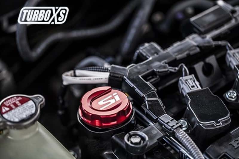 Turbo XS — Turbo XS 2016+ Honda Civic Red Oil Cap
Oil Cap - view 2