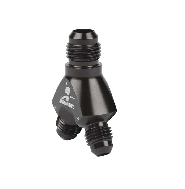 Aeromotive — Aeromotive Y-Block - AN-06 - 2x AN-04
Y-Block - view 1