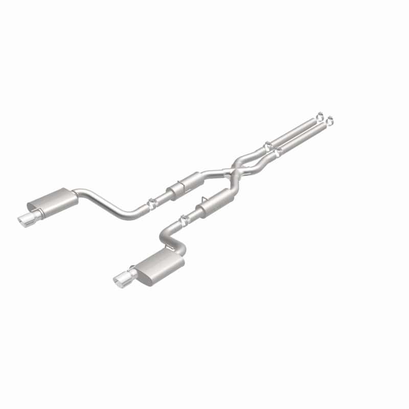 Magnaflow — MagnaFlow 11-12 Dodge Charger SRT-8 Hemi Dual Split Rear Exit Stainless Cat-Back Performance Exhaust
Cat-Back - view 3