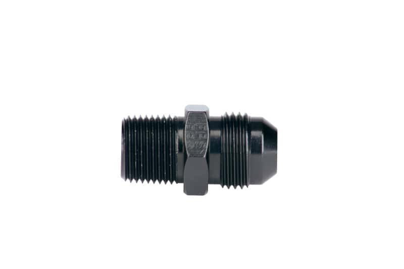 Aeromotive — Aeromotive 3/8in NPT / AN-08 Male Flare Adapter fitting
Fitting - view 2