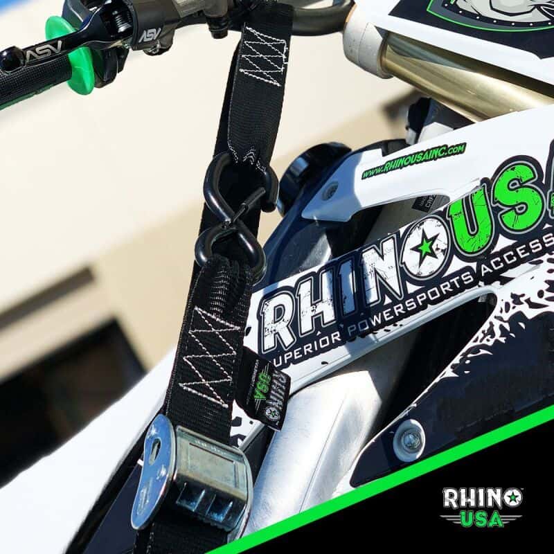 Rhino USA — Rhino USA Cambuckle Motorcycle Tiedown Straps 2-Pack (Orange) 1.5In X 8Ft
Tie Down - view 2