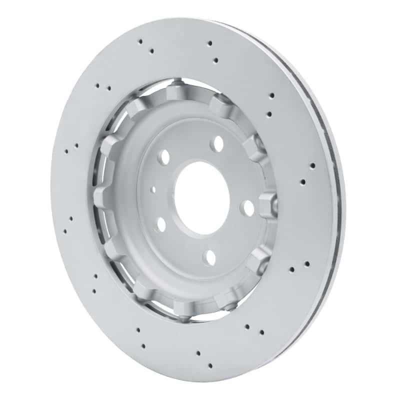 DFC — DFC 13-15 Audi RS5 Rear Drilled Hi-Carbon Alloy Geomet Coated Rotor
DFC Brake Rotor - view 4