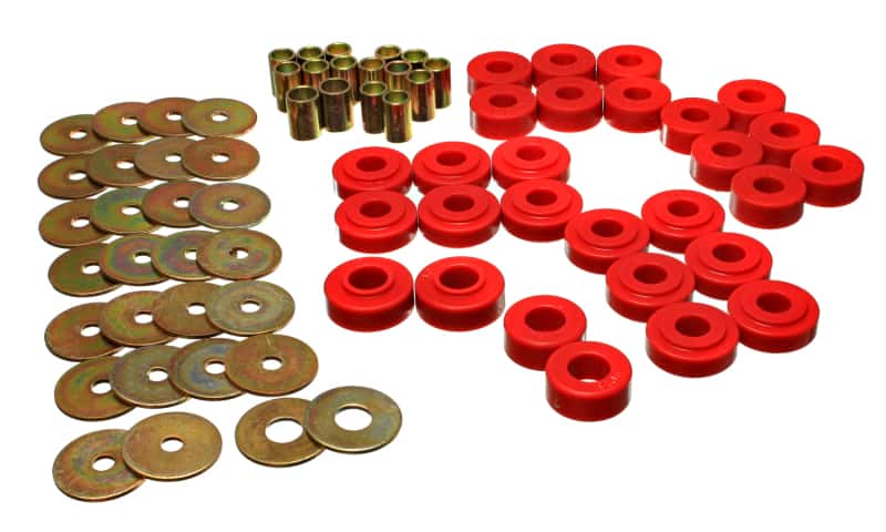 Energy Suspension — Energy Suspension Rear Spring Frame Shackle Kit - Red
Leaf Spring Bushing - view 3