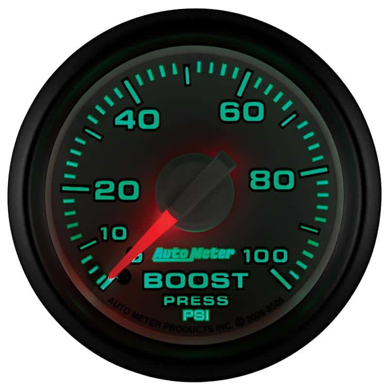 AutoMeter — Autometer Factory Match 52.4mm Mechanical 0-100 PSI Boost Gauges 3 pressure Ranges
2-1/16" BOOST, 0-100 - view 7