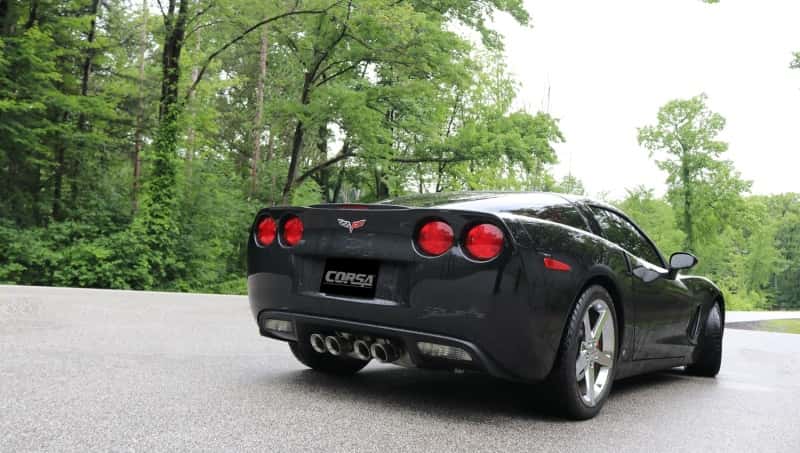 CORSA Performance — Corsa 2009-2013 Chevrolet Corvette C6 6.2L V8 Polished Xtreme Axle-Back Exhaust
Exhaust - view 6