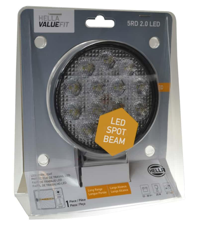 Hella — Hella ValueFit Work Light 5RD 2.0 LED MV LR LT
Work lamp LED Blstr - view 7