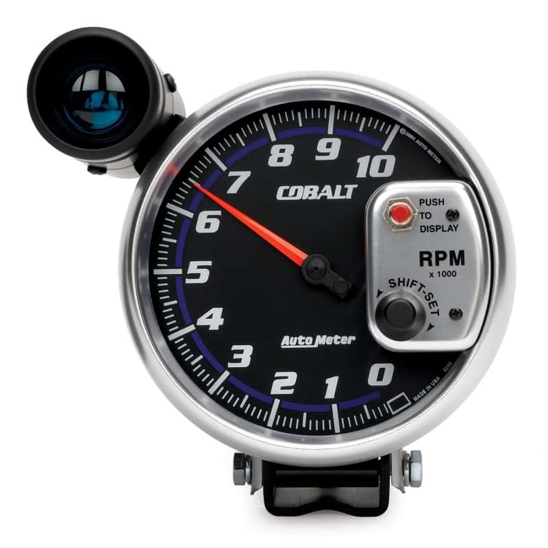 AutoMeter — Autometer Cobalt 5 inch 10000 RPM Tachometer w/ Shift Light
TACH 5" 10K MNSTR CB - view 1