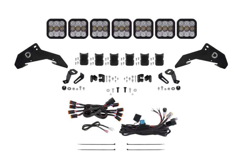 Diode Dynamics — Diode Dynamics 19-25 Honda Talon SS5 Roof CrossLink Lightbar Pro Kit w/ Cool White Lens - view 1
