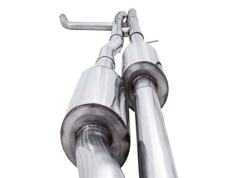 AWE Tuning — AWE Tuning 4th Gen GM 1500 6.2L 0FG Catback Split Rear Exit (w/ Bumper Cutouts) - Quad Diamond Tips
0FG Catback - view 5