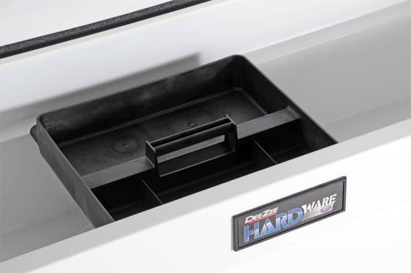 Dee Zee — Dee Zee Universal Tool Box - Hardware Crossover - Single Lid White
ToolBxTrkBedRTR - view 2