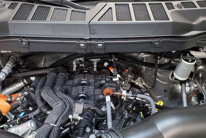 J&L — J&L 2021-2025 Ford F-150 3.5L Passenger Side Oil Separator 3.0 - Clear Anodized
Oil Separator - view 5